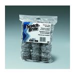 Scotch-Brite Stainless Steel Scrubber 84CC, 1.75 oz, 12/pack, 6 packs/case