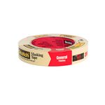 Scotch Masking Tape for General Painting 2050-24A-BK .94 in x 60 yd (24mm x 55m) Bulk