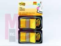 3M 680-YW2 Post-it Flags 1 in x 1.719 in (2.54 cm x 4.31 cm) Yellow - Micro Parts &amp; Supplies, Inc.