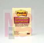 3M Post-it(R) Super Sticky Notes 660-5SSCY, 4 in x 6 in (10.16 cm x 15.24 cm) Canary Yellow, lined, 5 pack, 90 sheet pads