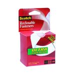 Scotch Self-Stick Reclosable Fasteners, Ultra Strength RF9720 White 1 in x 48 in 1 set/pack