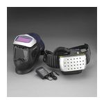 3M Adflo Powered Air Purifying Respirator (PAPR) High Efficiency Organic Vapor-Acid Gas System with 3M Speedglas FlexView HWR Welding Helmet - Micro Parts &amp; Supplies, Inc.