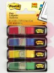 3M 683-4 Post-it Flags .47 in x 1.71 in Red Canary Yellow Blue - Micro Parts &amp; Supplies, Inc.
