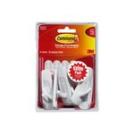 Command Hooks 17001VP-6PK Medium White