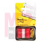 3M 680-1 (36) Post-it Flags (36) 1 in x 1.7 in (25.4 mm x 43.2 mm) Red  - Micro Parts &amp; Supplies, Inc.
