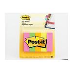 3M 670-5AF Post-it 1/2 in x 1.75 in (12.7 mm x 44.4 mm) Assorted Fluorescent - Micro Parts &amp; Supplies, Inc.