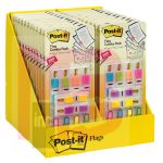 Post-it Flags 683-Club, .47 in x 1.7 in (11,9 mm x 43,2 mm) Assorted Brights 306 Flags TTL 24 pk/cs