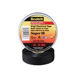 Scotch Super 88 Vinyl Electrical Tape 6143-BA-10, 3/4 in x 66 ft x 0.0085 in (19 mm x 20,1 m x 0,215 mm)