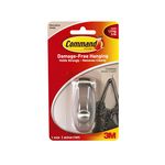 Command Timeless Hook 17061BN Medium Brushed Nickel