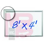 3M Porcelain Dry Erase Board DEP6036A, 60 in x 36 in x 1 in Magnetic