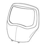 3M Speedglas Silver Front Panel 9100, Welding Safety 06-0300-53/37178(AAD) 1 EA/Case