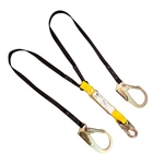 3M 209550-0241 SafeLight Energy Absorbing Dual Leg Lanyard with Rebar Hooks   6 ft. - Micro Parts &amp; Supplies, Inc.