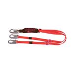 3M 3251-D SafeAbsorb Adjustable Energy Absorbing Dual Leg Lanyard with Snap Hooks  4-6 ft. - Micro Parts &amp; Supplies, Inc.