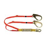 3M 3251-D-0241 SafeAbsorb Adjustable Energy Absorbing Dual Leg Lanyard with Rebar Hooks  4-6 ft. - Micro Parts &amp; Supplies, Inc.
