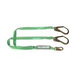 3M 3530-DE-0241 Apache Energy Absorbing Dual Leg Lanyard with Two Rebar Hooks and Snap Hook  - Micro Parts &amp; Supplies, Inc.