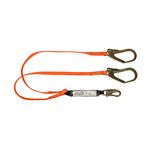 3M 3550-0241 SafeAbsorb Energy Absorbing Dual Leg Lanyard with Rebar Hook  6 ft. - Micro Parts &amp; Supplies, Inc.