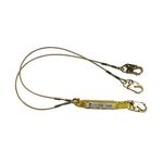 3M 3612-D SafeAbsorb Energy Absorbing Dual Leg Cable Lanyard with Snap Hook  6 ft. - Micro Parts &amp; Supplies, Inc.