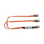 3M 3550 SafeAbsorb Energy Absorbing Dual Leg Lanyard with Snap Hooks   6 ft. - Micro Parts &amp; Supplies, Inc.
