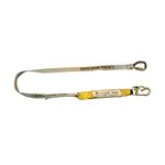 3M 3812 Tie-Back Energy Absorbing Lanyard with Tie-Back Hook and Snap Hook   6 ft. - Micro Parts &amp; Supplies, Inc.