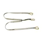 3M 3813 Tie-Back Energy Absorbing Dual Leg Lanyard with Two Tie-Back Hooks and Snap Hook  6 ft. - Micro Parts &amp; Supplies, Inc.