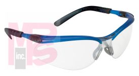 3M 11471-00000-20 BX(TM) Protective Eyewear, Clear Anti-Fog Lens, Ocean Blue Frame - Micro Parts &amp; Supplies, Inc.