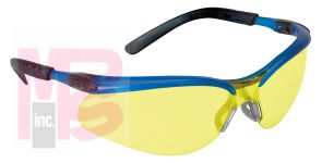 3M 11524-00000-20 BX(TM) Protective Eyewear. Light Amber Anti-Fog Lens, Ocean Blue Frame - Micro Parts &amp; Supplies, Inc.