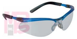3M 11525-00000-20 BX(TM) Protective Eyewear, I/O Gray Anti-Fog Lens, Ocean Blue Frame - Micro Parts &amp; Supplies, Inc.