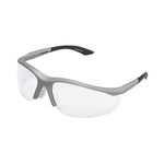 3M Virtua Protective Eyewear V10, 11722-00000-20 Clear Hard Coat Lens, Gray Frame 20 ea/case