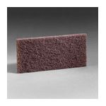 3M 8541 Doodlebug Brown Scrub 'n Strip Pad 4.625 in x 10 in 5/box - Micro Parts &amp; Supplies, Inc.