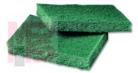 3M Scotch-Brite(TM) General Purpose Scrub Pad 9650, 3 in x 4.5 in, 40/box, 2 boxes/bundle