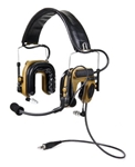 3M Peltor(TM) ComTac(TM) IV Hybrid Communication Headset, Single Comm, Flexi Boom Mic, MT16H044FB-47 CY, Coyote Brown, 1 ea/cs
