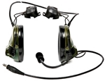 3M Peltor(TM) ComTac ACH ARC Communication Headset MT17H682P3AD-49 FG, Dual Comm, 20" Straight Single Downlead, Foliage Green, 1 ea/cs
