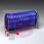 3M Supplied Air Hose W-2929SR-100, 100 ft, 3/8 in ID, Schrader Fittings, High Pressure, Coiled, 1/Case