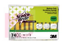 3M Scotch-Brite(TM)MedDutyScrubSponge74CC,6.1inx3.6inx0.7in,10/pk