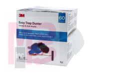 3M 59152W Easy Trap Duster; 8 in x 6 in Sheets; 60 Sheets/Roll; 8 Rolls/Case  - Micro Parts &amp; Supplies, Inc.