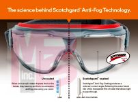 3M GG501SGAF Goggle Gear  500-Series Clear Scotchgard(TM) Anti-fog lens - Micro Parts &amp; Supplies, Inc.
