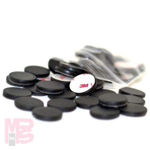 3M Adhesive Mount HF RFID Tag for Curved Surfaces  Black  50 Pack  1 EA/Case