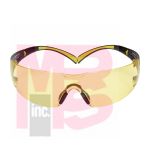 3M SecureFit SF403SGAF-YEL  Yellow/Black Amber Scotchgard(TM) Anti-fog lens 20ea/cs