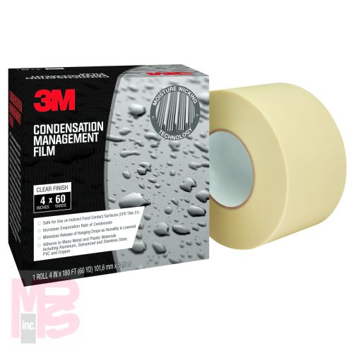 3M Condensation Management Film CMFi Clear  4 in x 60 yd  4 per case