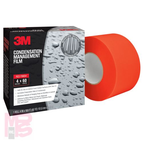 3M Condensation Management Film CMFi Red  4 in x 60 yd  4 per case