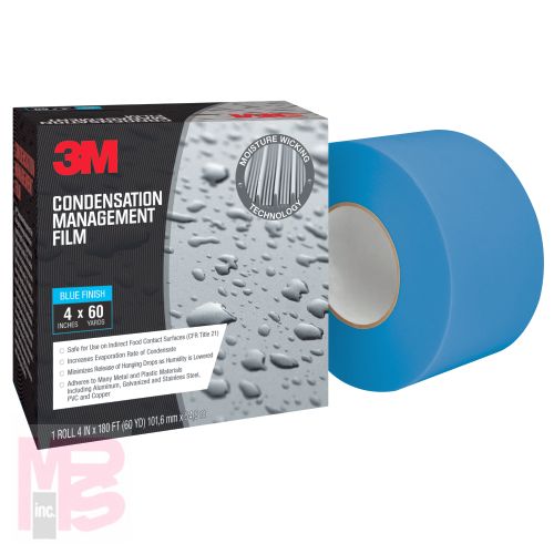 3M Condensation Management Film CMFi Blue  4 in x 60 yd  4 per case