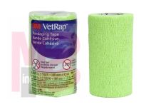 3M VetRap Bandaging Tape 1410LG-LFHT  4 in x 5 yd (100 mm x 4.5 m) Latex Free  Hand Tear