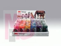 3M Vetrap Bandaging Tape 4" Bright Color Display  1410BRT  4" x 5 yd - 4 rolls each: lime green  hot pink  bright orange  gold  teal purple