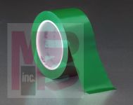 3M Vinyl Tape 471 Green, 1 in x 36 yd, 36 individually wrapped rolls per case Conveniently Packaged