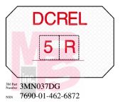 3M Diamond Grade Damage Control Sign 3MN037DG "DCREL"  8 in x 12 in 10 per package