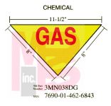 3M Diamond Grade Damage Control Sign 3MN038DG "CHEM"  11 1/2 in x 8 in 10 per package