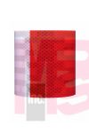 3M Diamond Grade Conspicuity Marking 983-326 ES Red/White  (Start & End w/2.25"White)  2 in x 94.5 in
