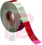3M 983-326 ES Diamond Grade Conspicuity Marking (PN28420) Red/White (2 in x 12 in cuts) 2 in x 50 yd - Micro Parts &amp; Supplies, Inc.