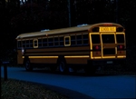 3M Diamond Grade(TM) "School Bus" Sign 981-71 Yellow/Black, 36 in x 8.75 in