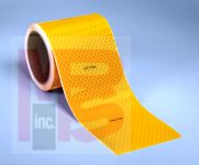 3M 983-71 FRA Diamond Grade Conspicuity Marking Yellow (4 in x 18 in cuts) 4 in x 50 yd - Micro Parts &amp; Supplies, Inc.